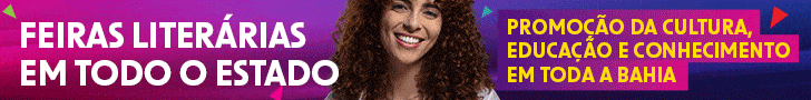 Banner do Governo da Bahia Campanha sobre Feiras Literárias 2.
