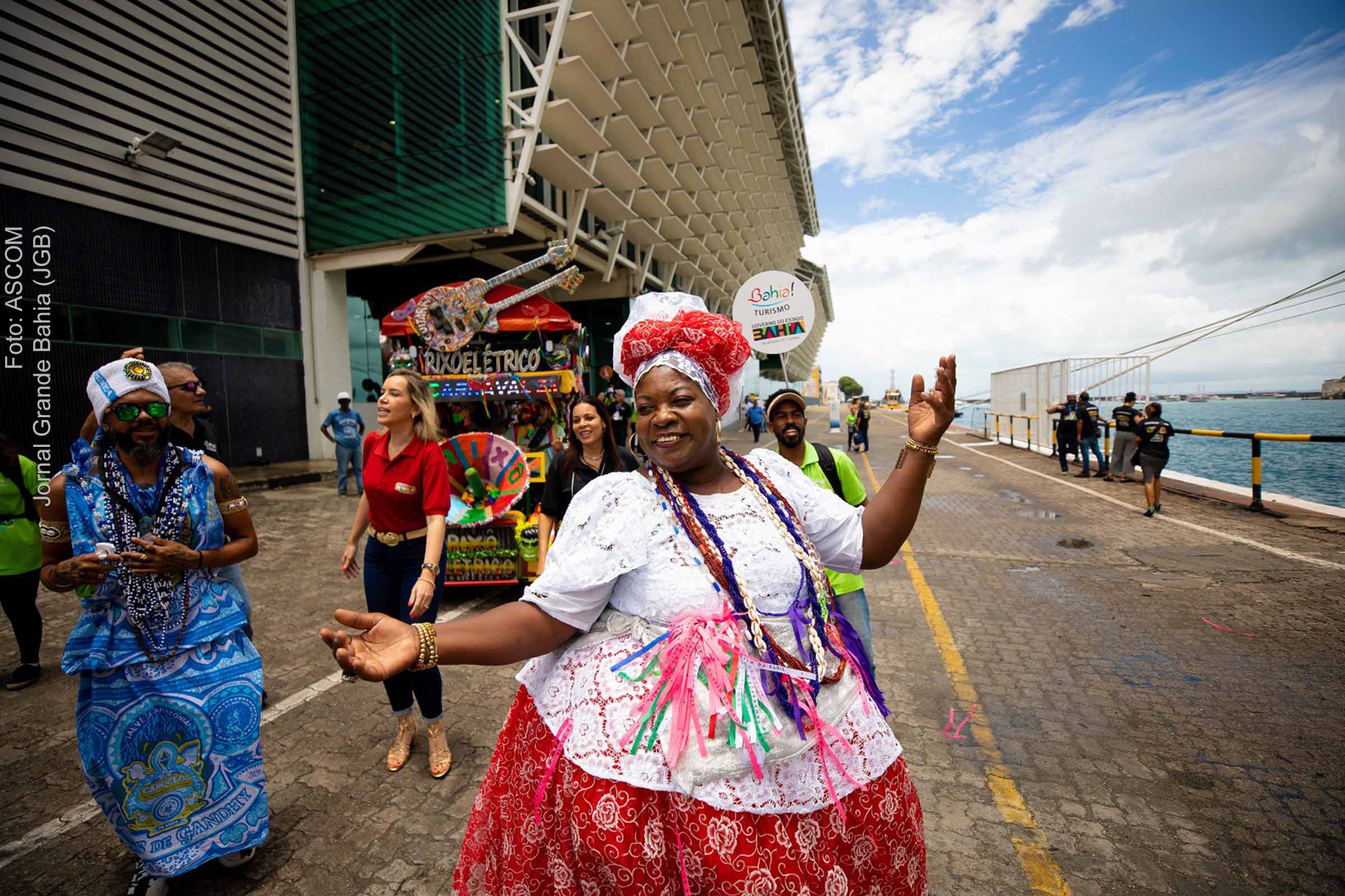 Salvador recebe quatro navios com mais de 17,5 mil turistas durante o Carnaval 2023
