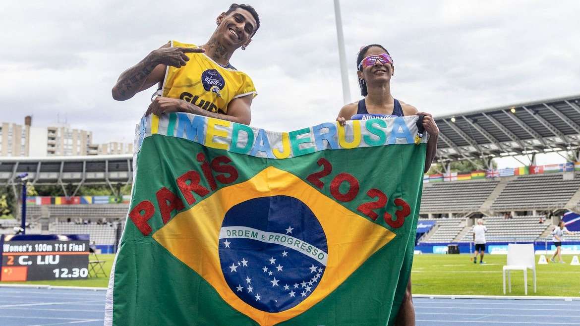 Brasil brilha no Mundial de Atletismo Paralímpico com mais quatro medalhas, incluindo duas de ouro.