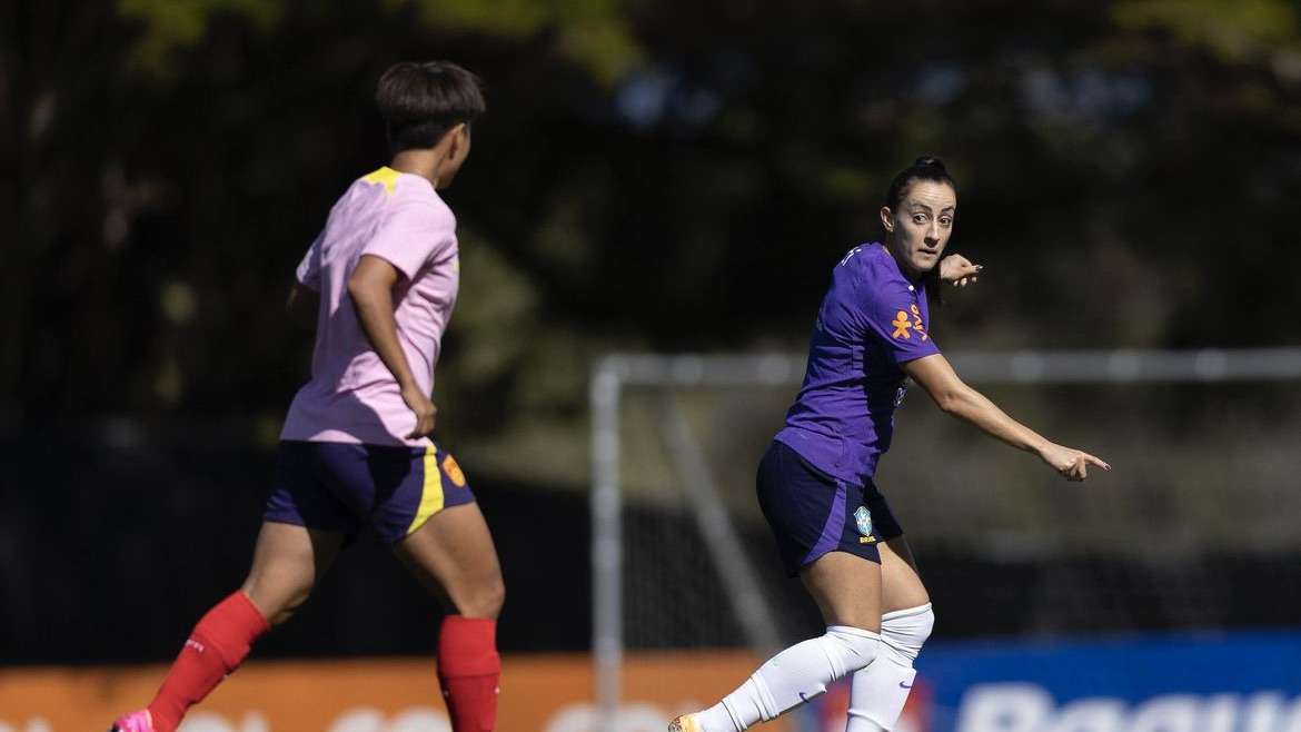 Seleção bate China em último jogo-treino antes do Mundial Feminino