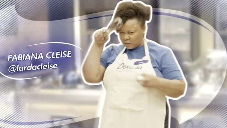 A influenciadora baiana Fabiana Cleise brilha no reality show culinário da TV Globo.
