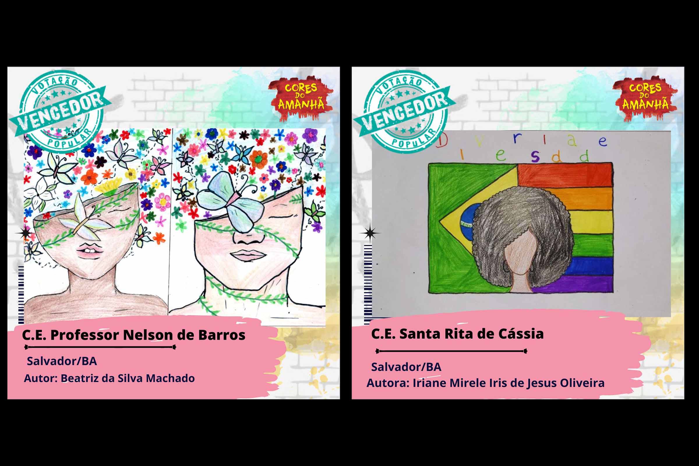 Projeto ‘Cores do Amanhã ‘ leva mensagens de respeito às escolas de Salvador