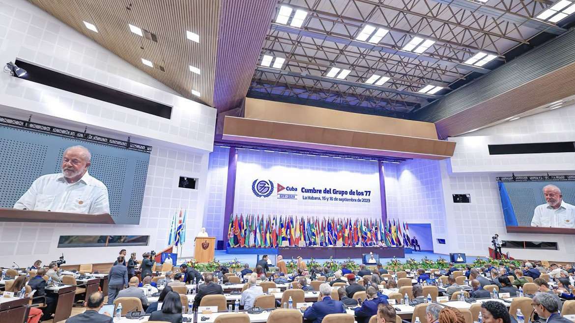 Países do G77 e China condenam monopólios no Setor de Tecnologia em Cúpula em Cuba.