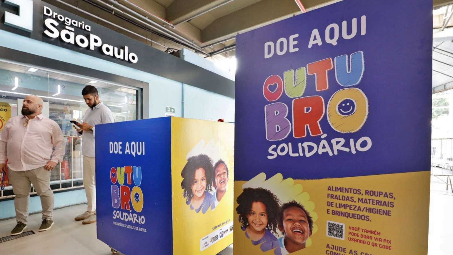 Campanha Outubro Solidário ganha ponto de coleta na Estação Nova Lapa