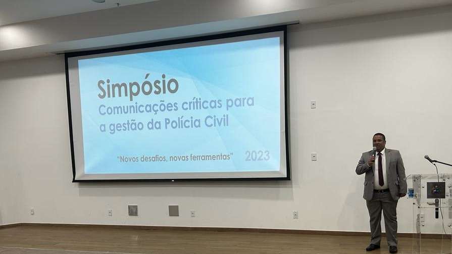 SSP Bahia apresenta novas tecnologias em simpósio para Polícia Civil.