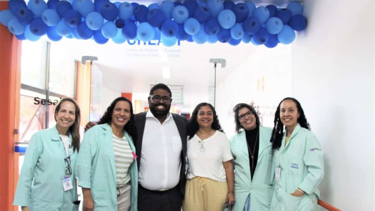 Secretário de Justiça e Direitos Humanos visita Centro de Referência Estadual de atenção à Saúde do Idoso, em Salvador