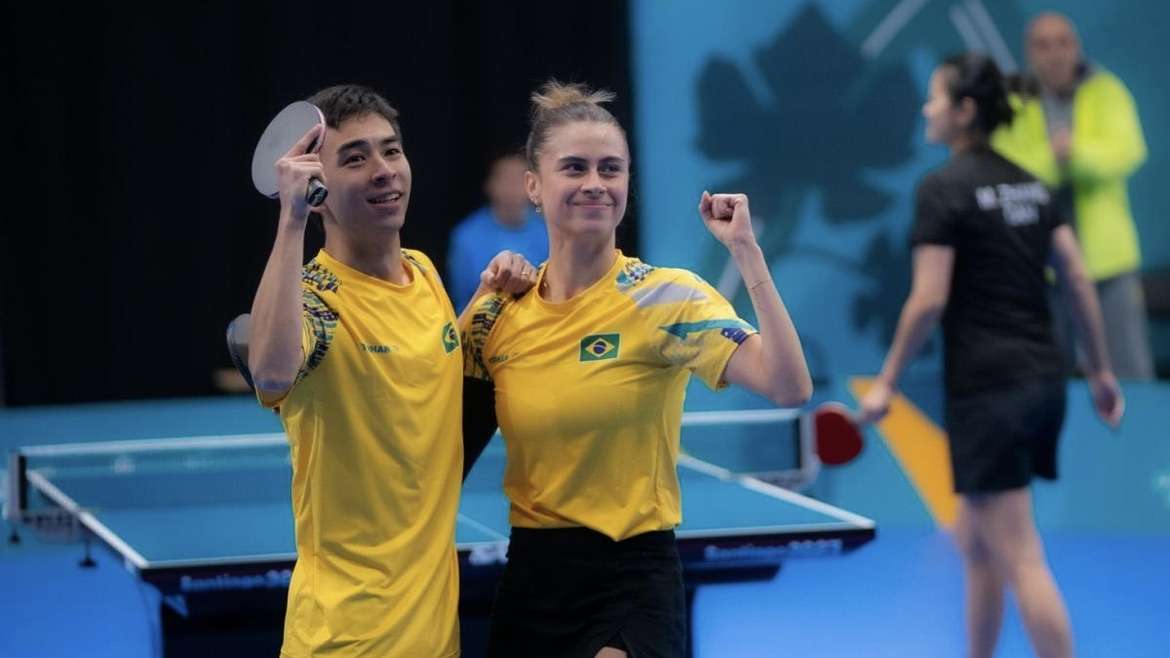 Brasil garante vaga em duplas de tênis de mesa e confirma presença em paris 2024.