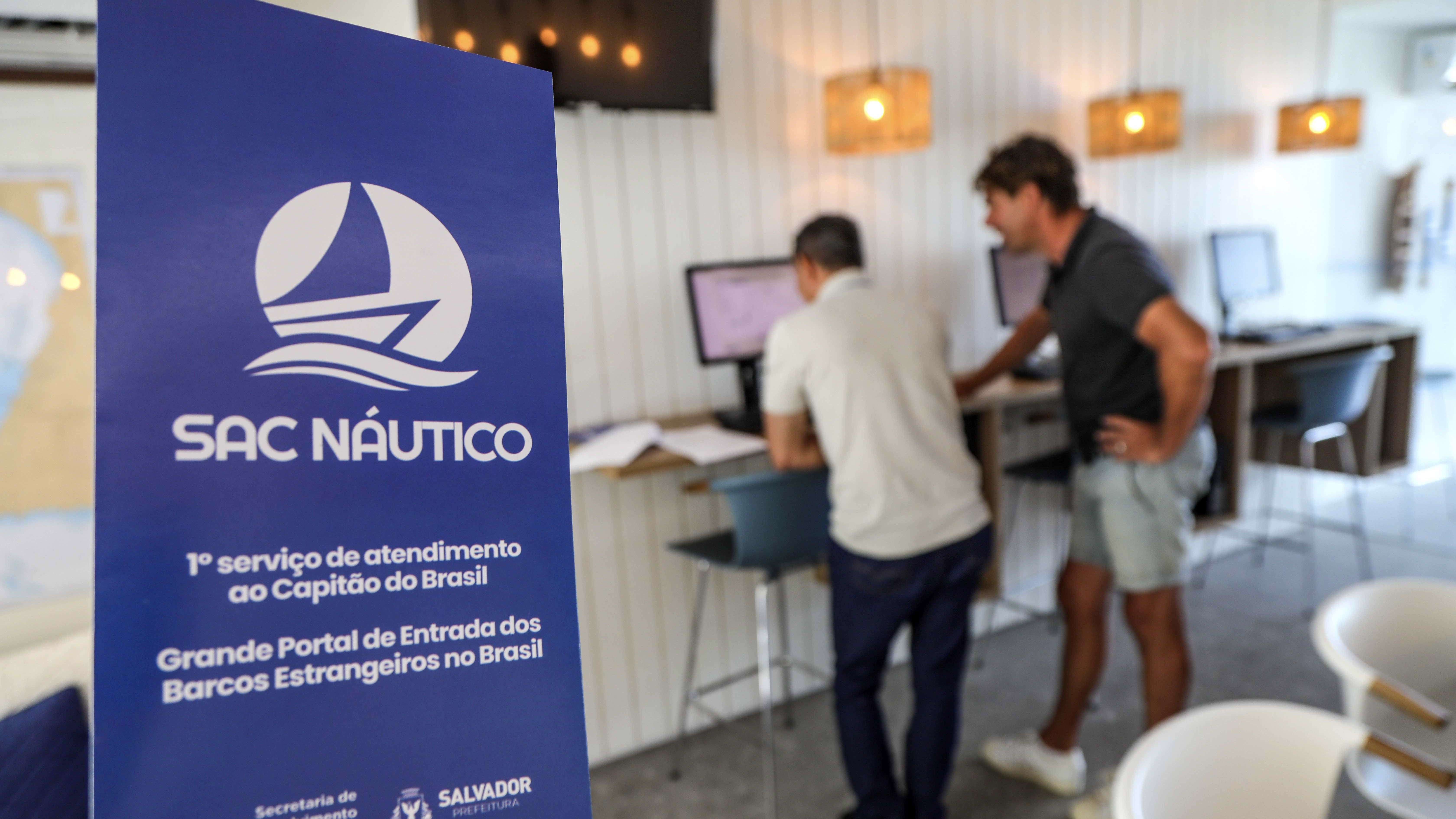 “Tempo de registro de embarcações estrangeiras cai para 3 horas em Salvador com o SAC Náutico”