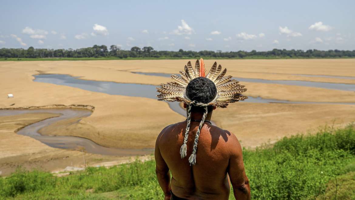 Estiagem no Amazonas: Rio Negro atinge nova mínima histórica de 13,19 metros