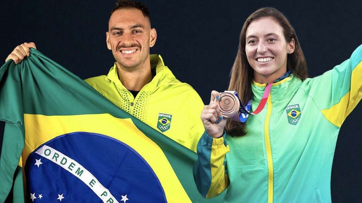 Pan-Americano: Nadador Fernando Scheffer e tenista Luisa Stefani serão porta-bandeiras do Brasil na abertura