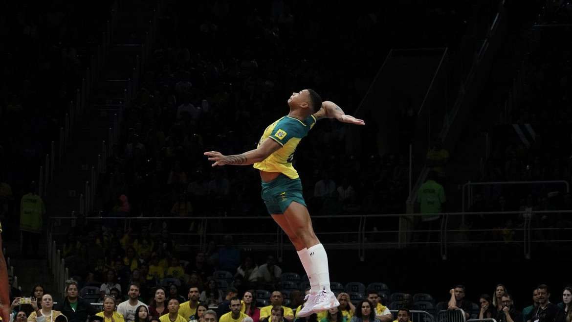 Com brilho de Darlan, Brasil supera República Tcheca por 3 sets a 2
