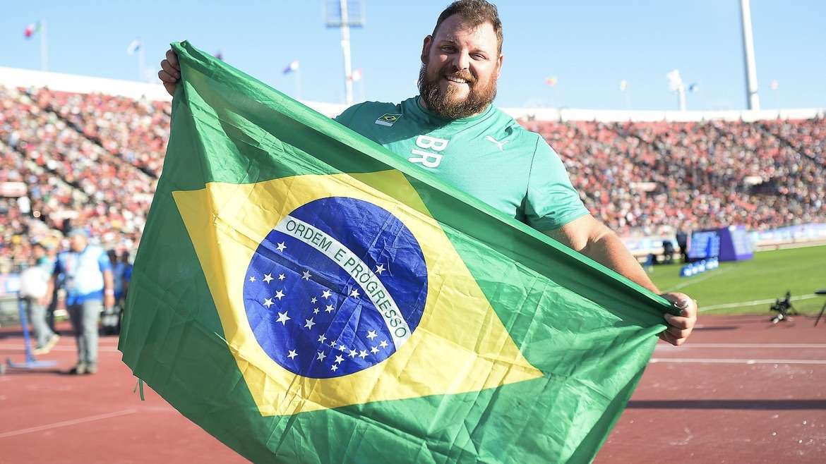 Darlan Romani conquista bicampeonato pan-americano no arremesso de peso