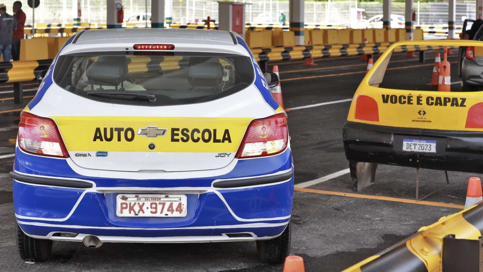 Detran-BA inaugura nova pista de exames práticos em parceria com o shopping bela vista.