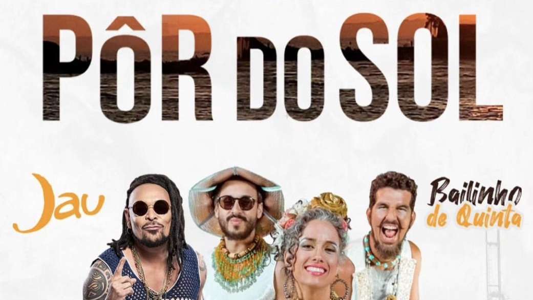 Celebre 2024 ao som de Jau e Bailinho de quinta no 1º Pôr do Sol do Ano