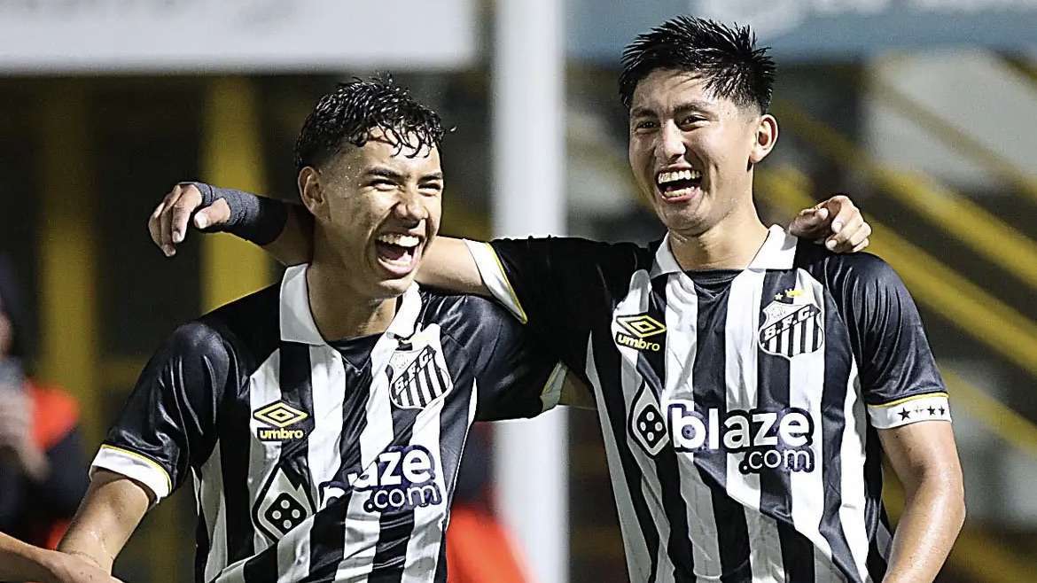Santos sustenta ambição pelo quarto título na copinha com triunfo sobre Água Santa.