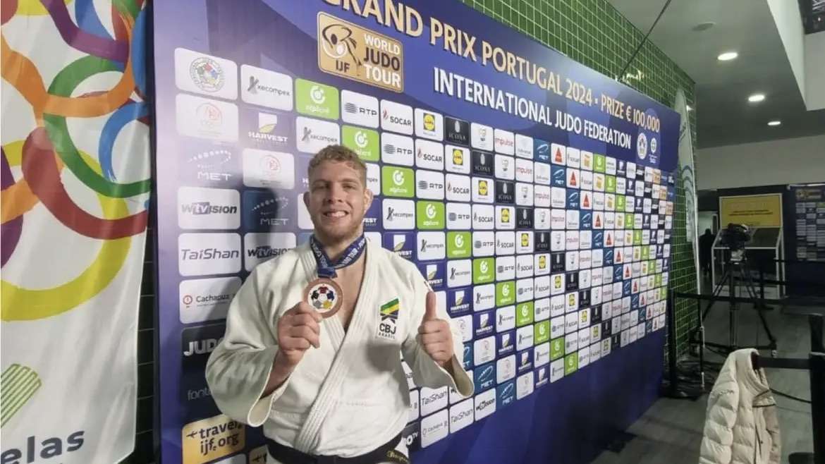 Judô brasileiro brilha no Grand Prix de Portugal com medalhas de bronze e prata