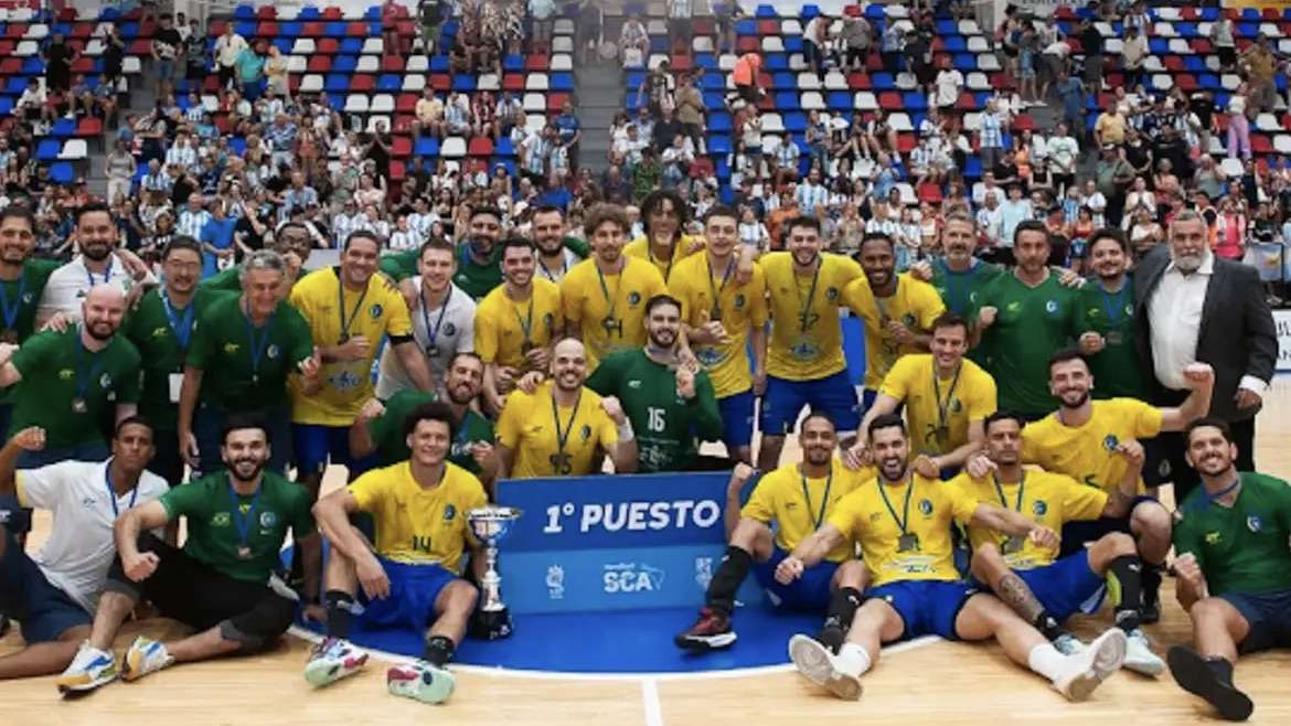 Brasil supera Argentina e conquista o título do Sul-Centro Americano de handebol