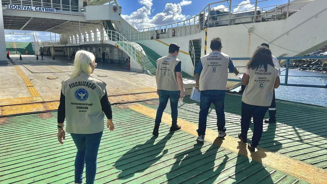 Codecon notifica internacional travessias após queda de energia no ferry-boat de Salvador