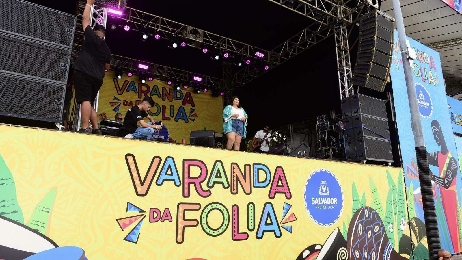 Inaugurada a varanda da folia ponto de partida para o Carnaval no Campo Grande.