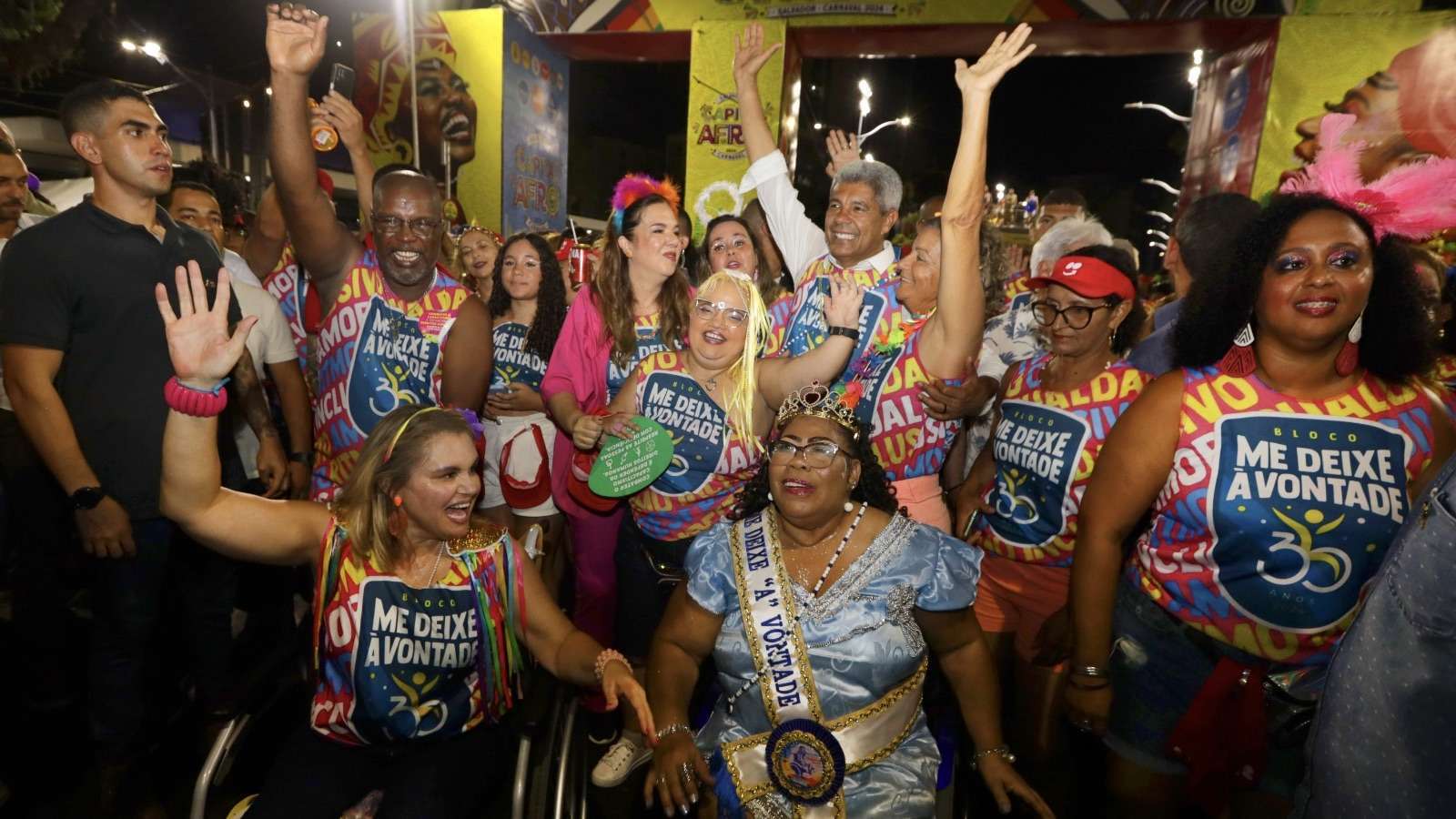 Bloco "Me Deixe à Vontade" assegura a presença de pessoas com deficiência no Carnaval de Salvador.