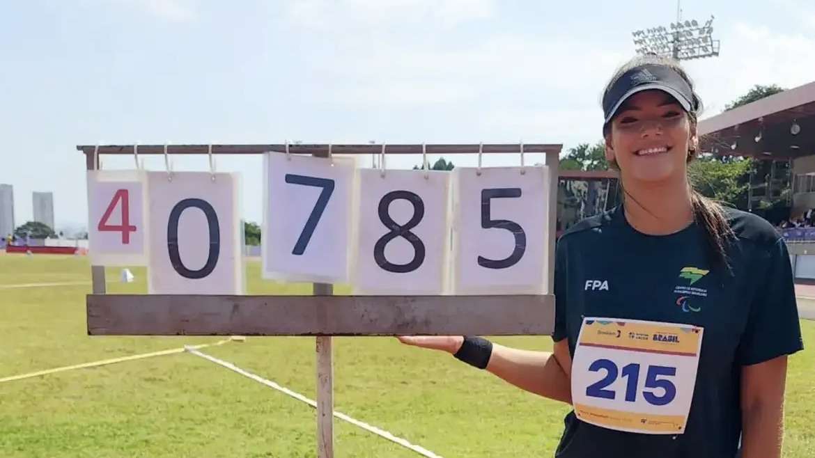 Wanna Brito quebra recorde mundial no arremesso de peso paralímpico