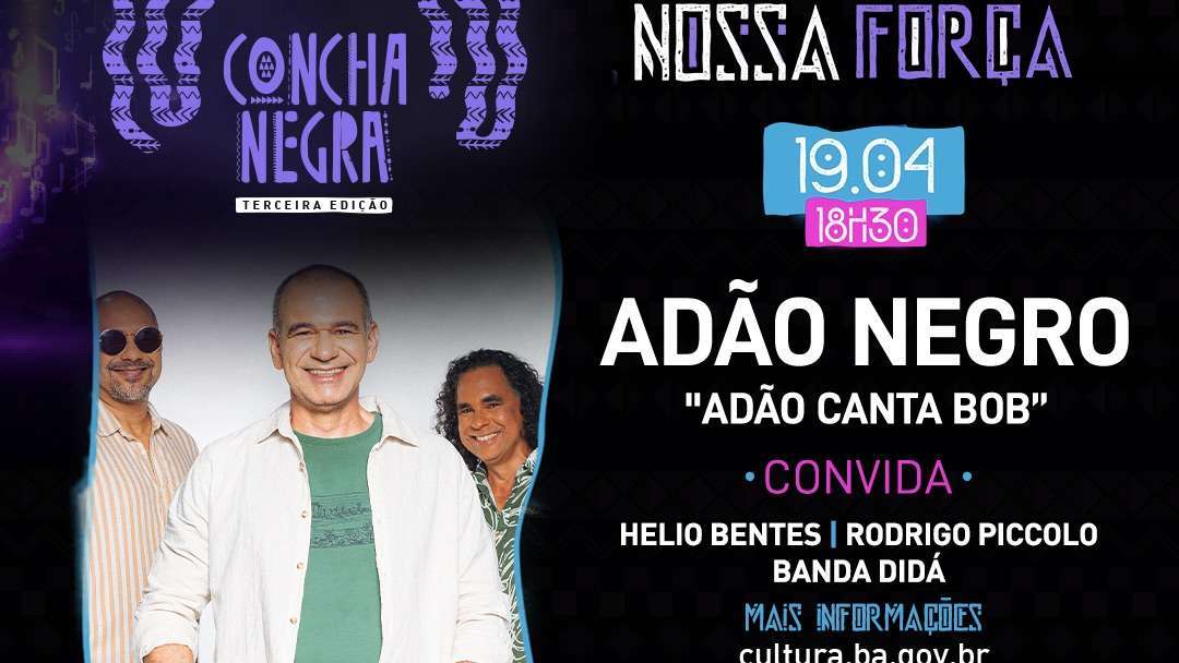 Show “Adão Canta Bob” homenageia o pai do reggae no Concha Negra