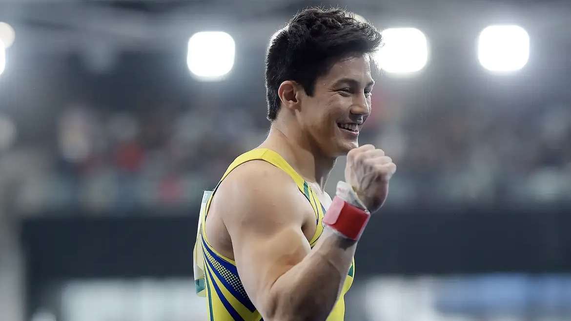Arthur Nory e Caio Souza conquistam medalhas de bronze em etapa da copa do mundo de ginástica artística