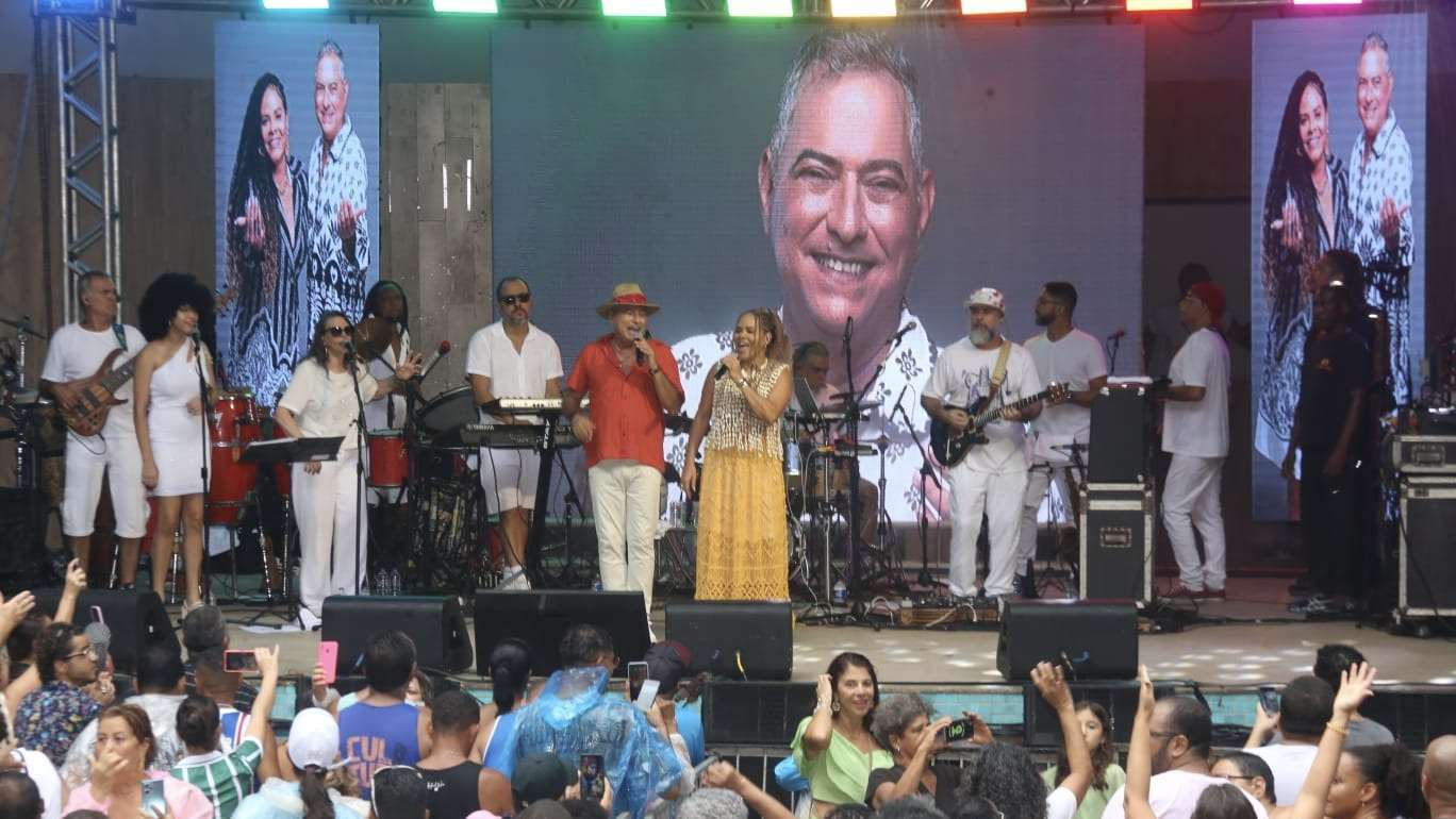 Banda Mel brilha sob chuva no Parque da Cidade em celebração aos 475 anos de Salvador