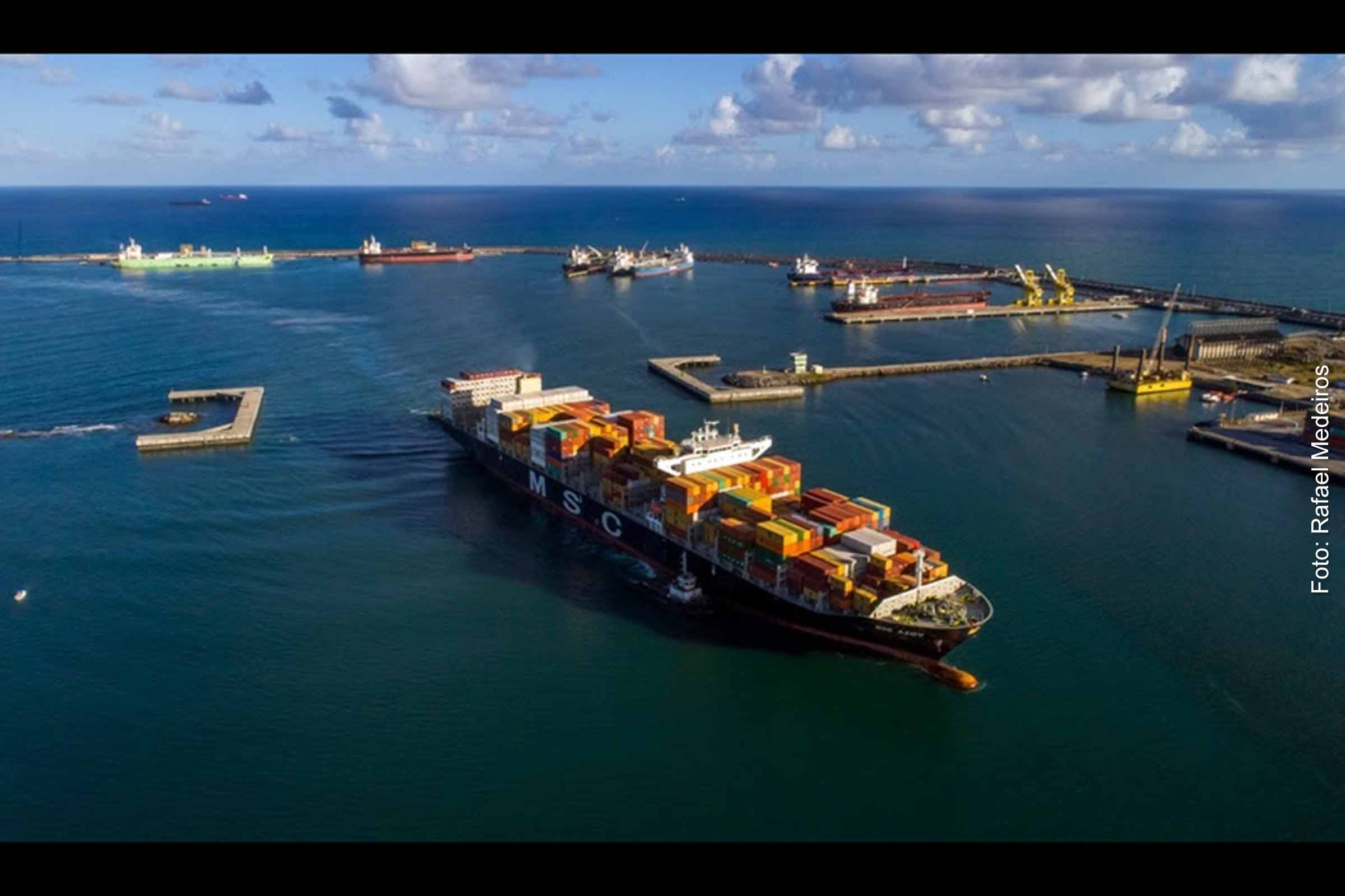 Crescimento de 10% no setor portuário no primeiro bimestre de 2024 sinaliza aumento da atividade econômica do Brasil