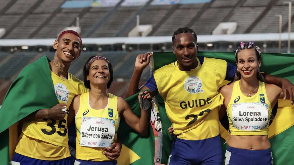 Brasileiras conquistam cinco pódios no mundial paralímpico de atletismo.