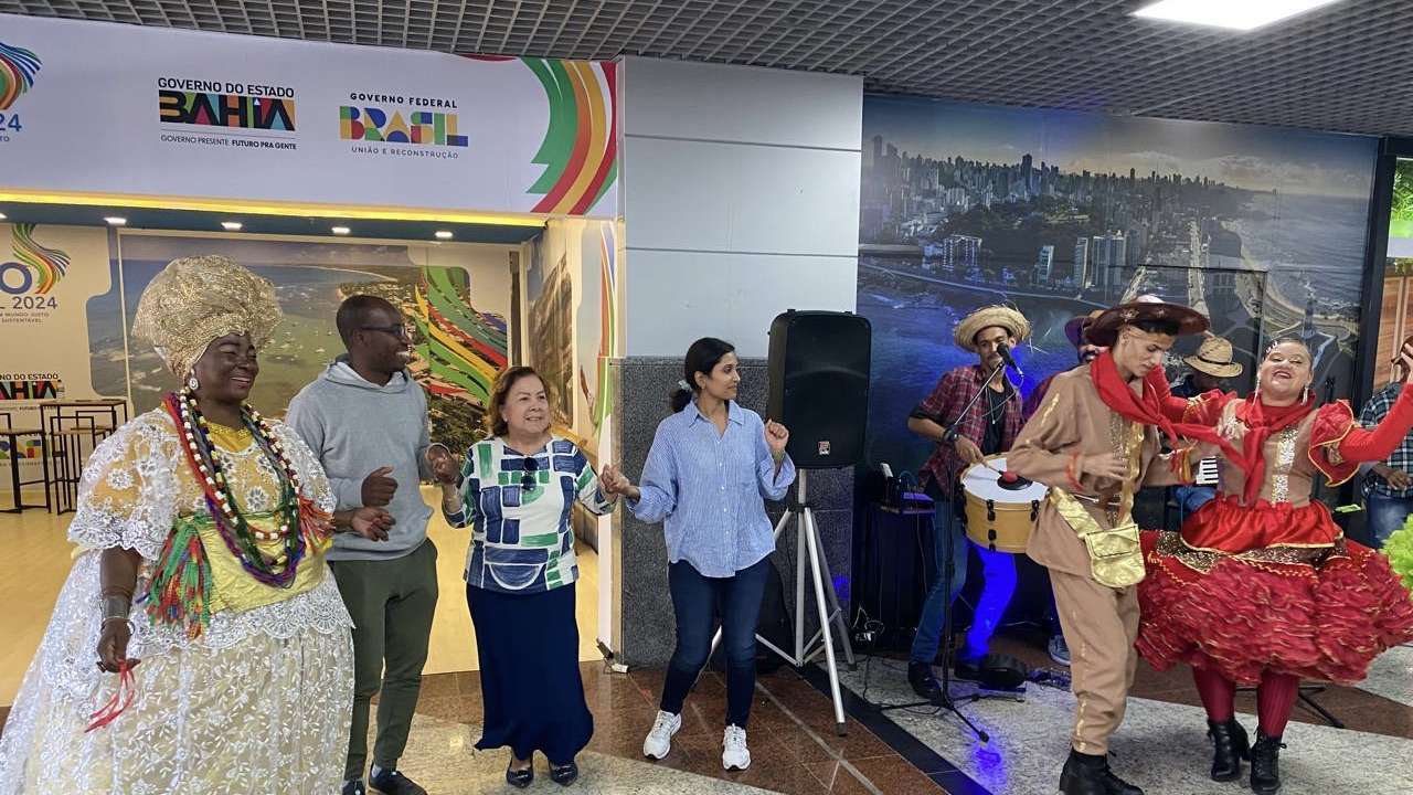 Delegados do G20 são recebidos na Bahia com celebração de São João