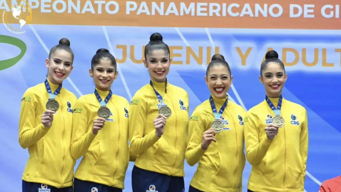 Brasil brilha no Pan-Americano de ginástica rítmica com 12 medalhas