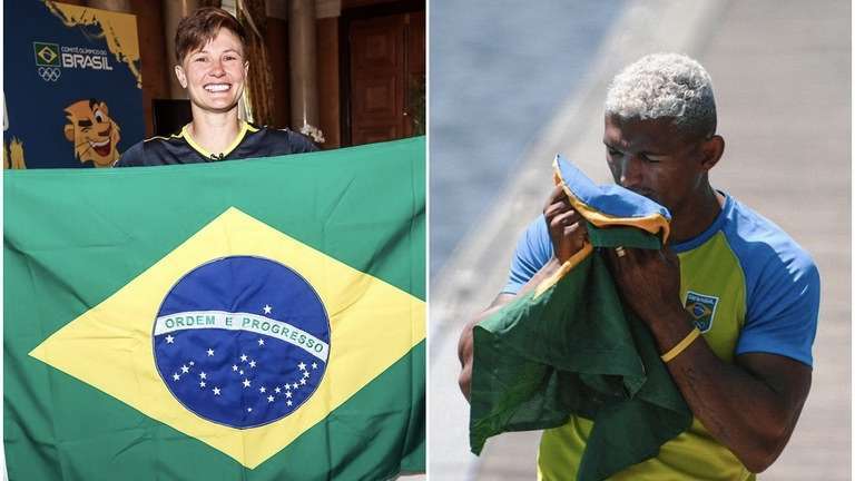 Isaquias Queiroz e Raquel Kochhann símbolos de superacão e liderança no Rio Sena