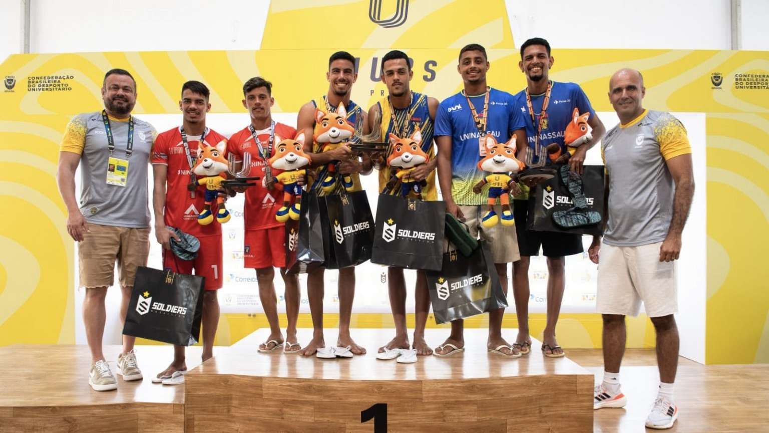 Baianos conquistam títulos e obtêm resultados destacados nos jogos universitários brasileiros de praia 2024