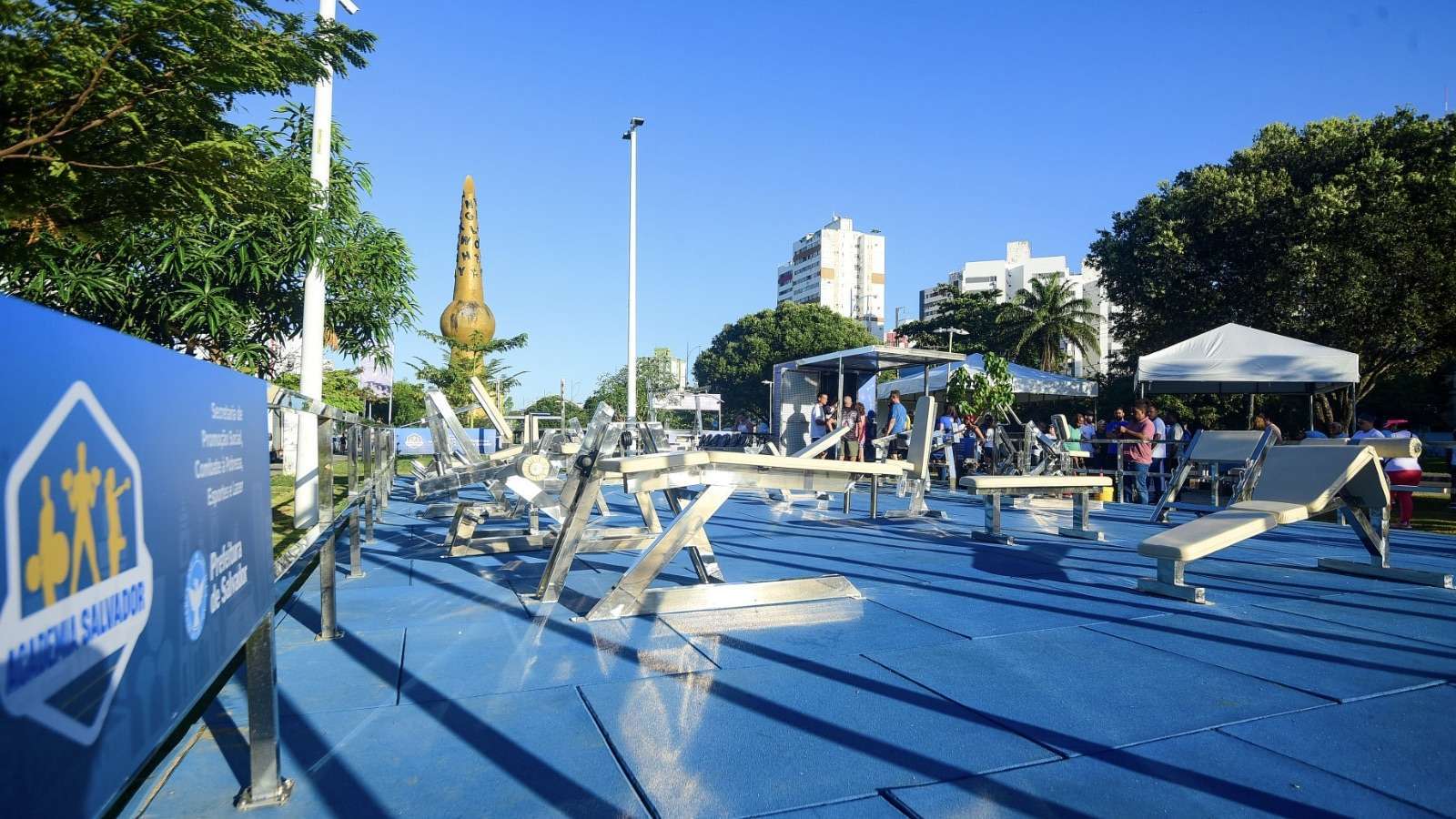 Salvador inaugura primeira academia pública com aulas de crossfit do País.