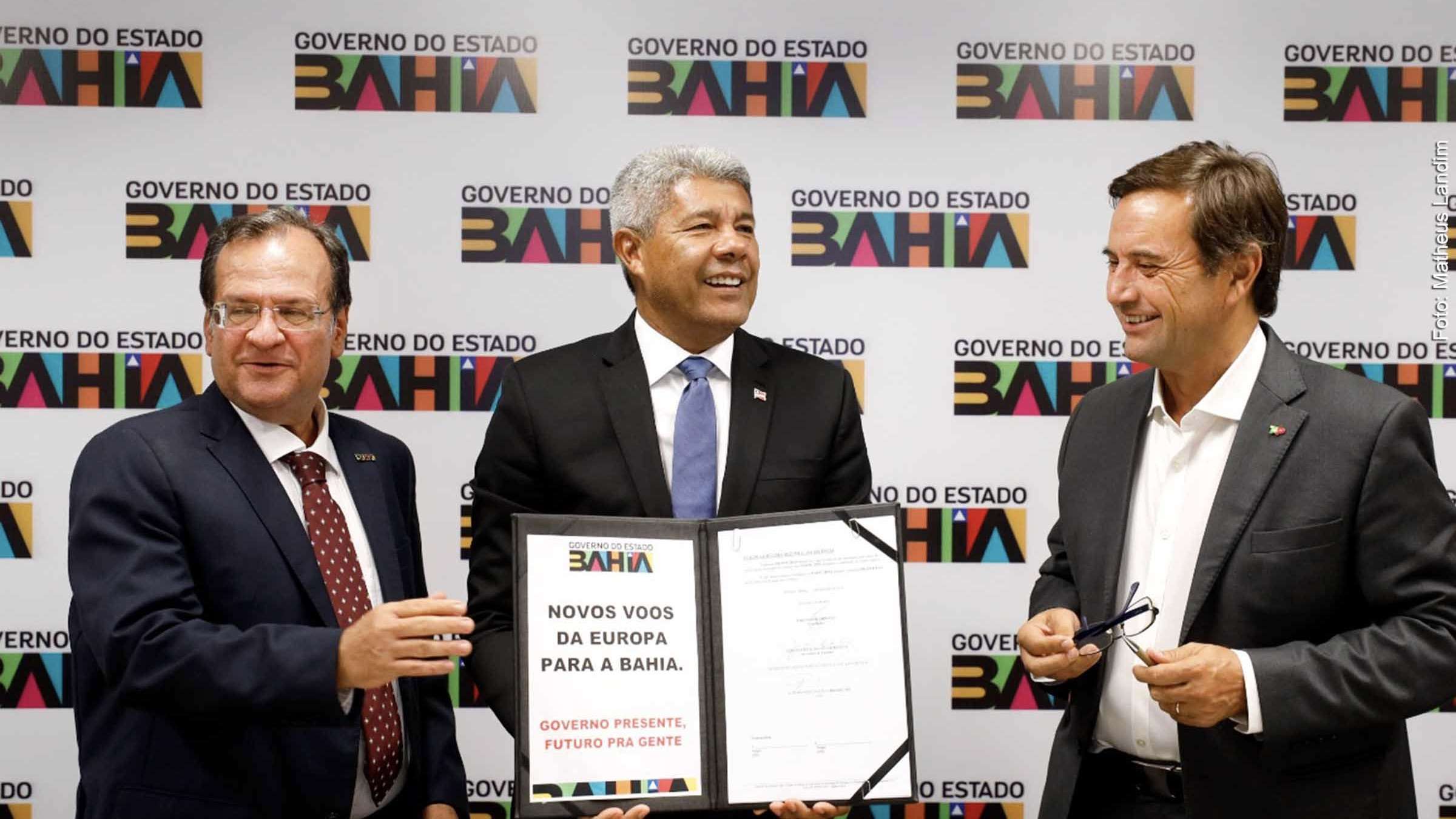 Governo da Bahia assina protocolo de intenções para ampliação e novos voos diretos entre Salvador e Porto