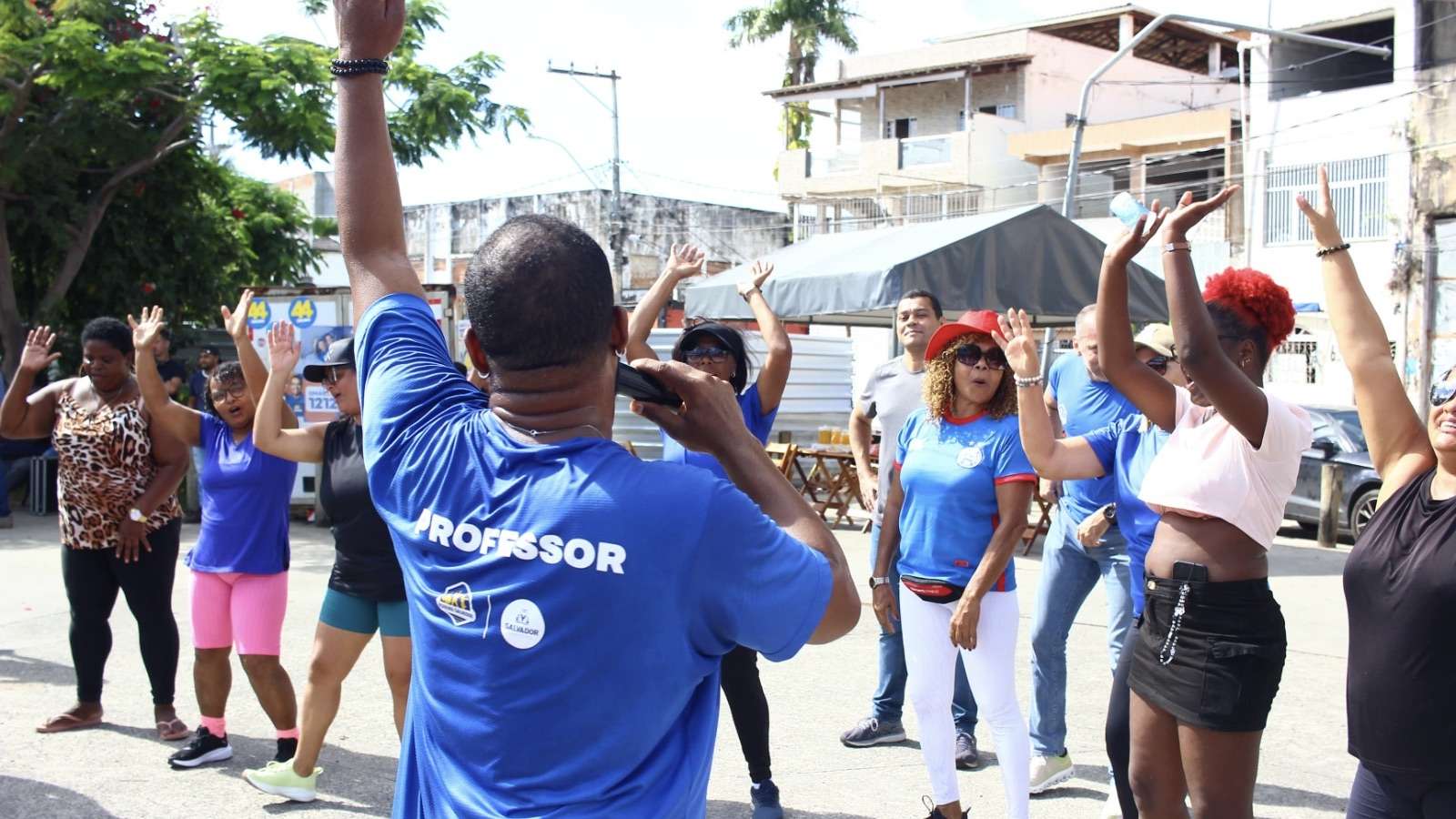 Oitava unidade da academia Salvador ao ar livre pública e gratuita é inaugurada no bairro Bonfim.