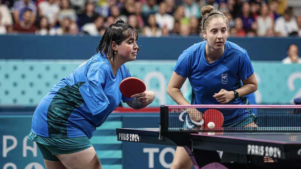 Brasil garante mais duas medalhas no tênis de mesa paralímpico em Paris.