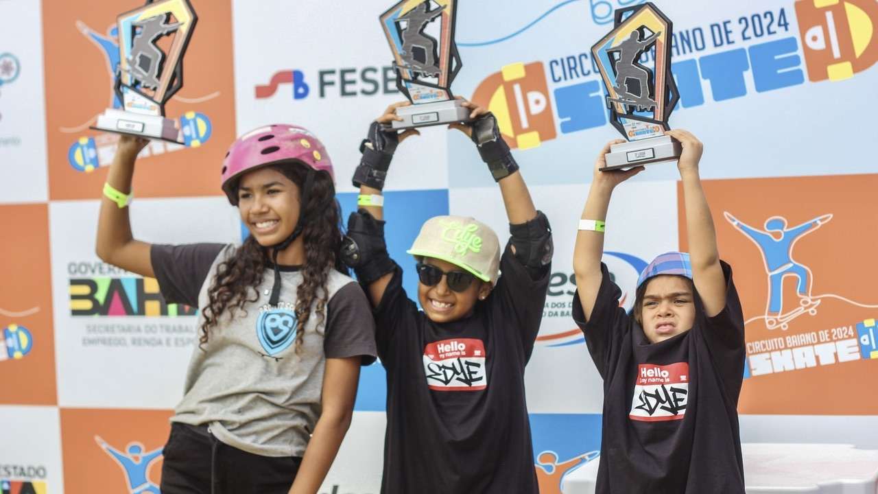 1ª etapa do circuito baiano de skate revela vencedores