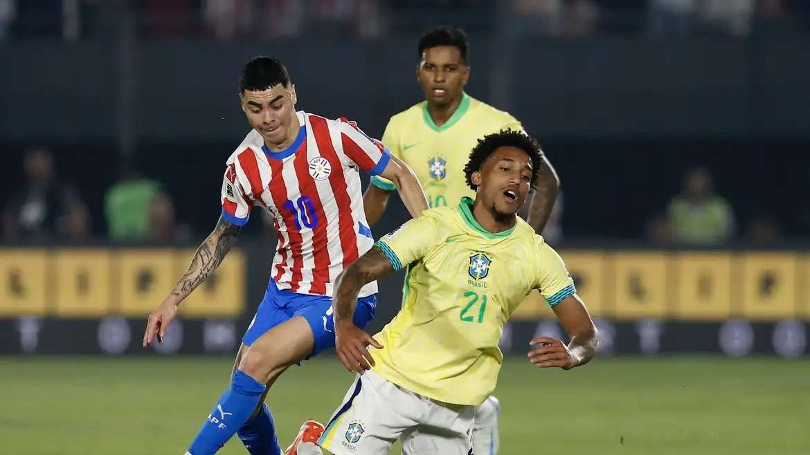 Brasil é derrotado pelo Paraguai por 1 a 0 e cai para a 5ª posição nas eliminatórias