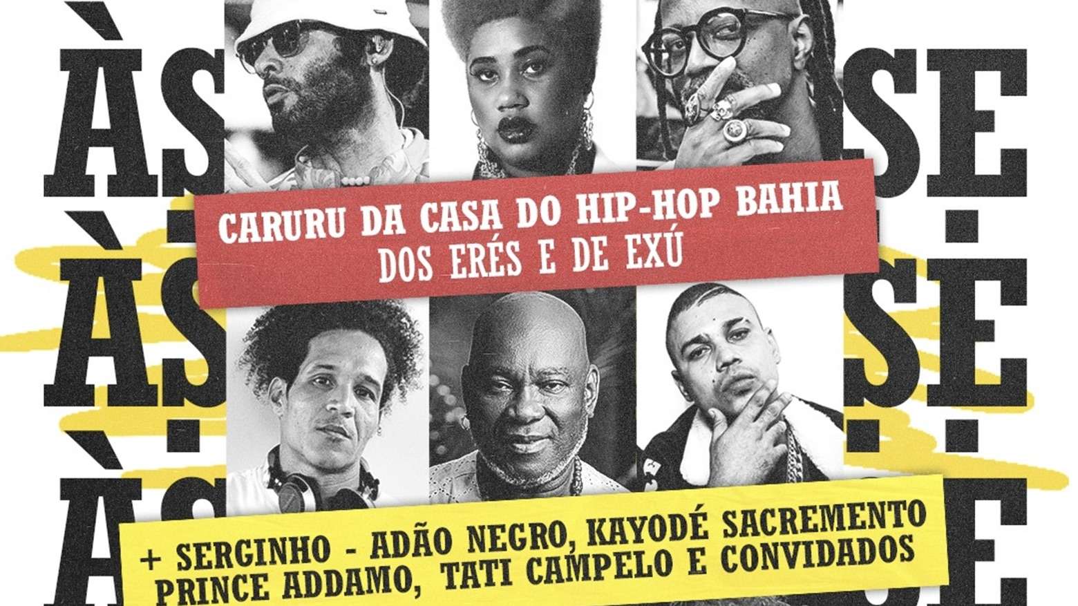 Caruru da Casa do Hip-Hop Bahia celebra música e cultura afro-brasileira em Salvador.
