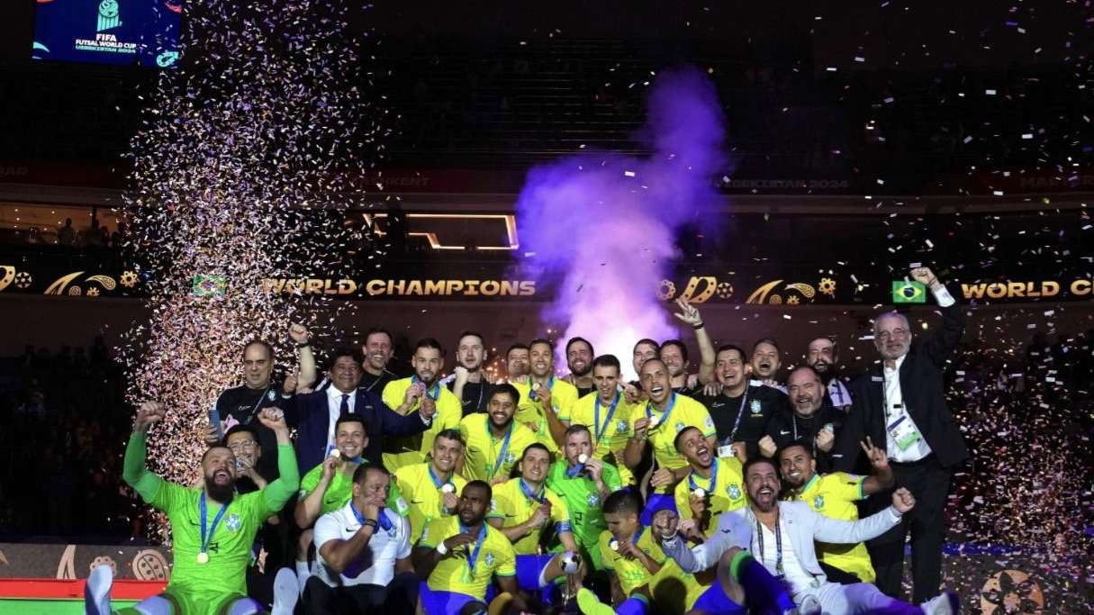 Presidente da CBF parabeniza Seleção Brasileira pela conquista do hexacampeonato no Uzbequistão