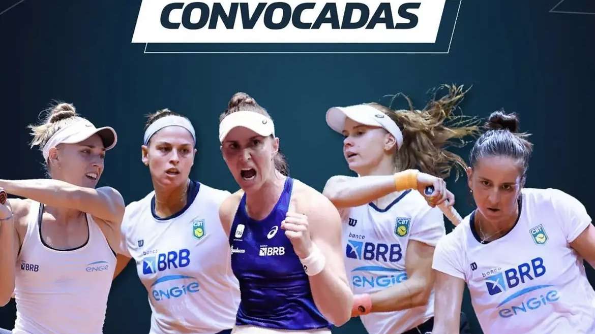 Tenistas brasileiras são convocadas para a Billie Jean King Cup em São Paulo.