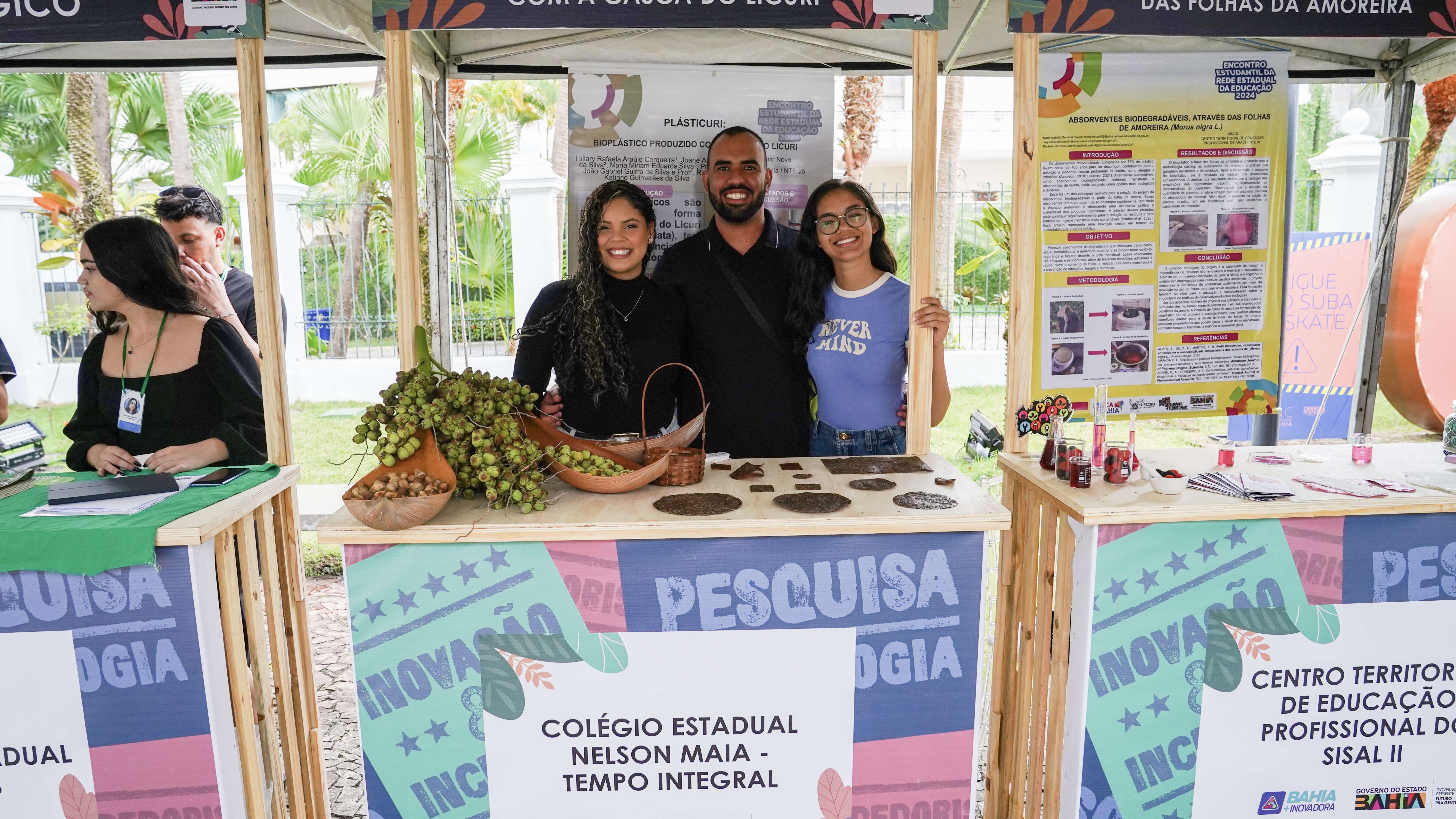 Estudantes da rede pública desenvolvem bioplástico a partir do licuri