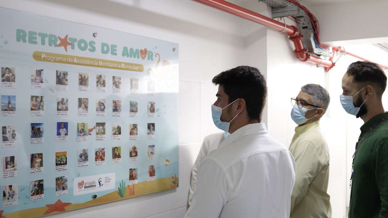 Central do Outdoor Bahia reitera apoio ao Hospital Martagão Gesteira em visita