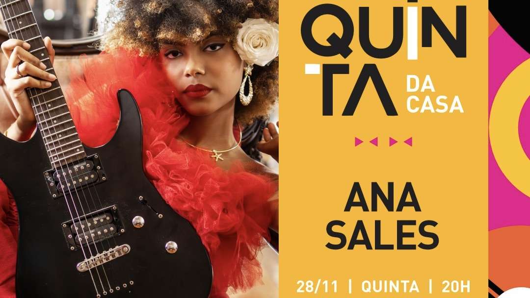 Ana Sales apresenta show no projeto “Quinta da Casa” na Casa Rosa