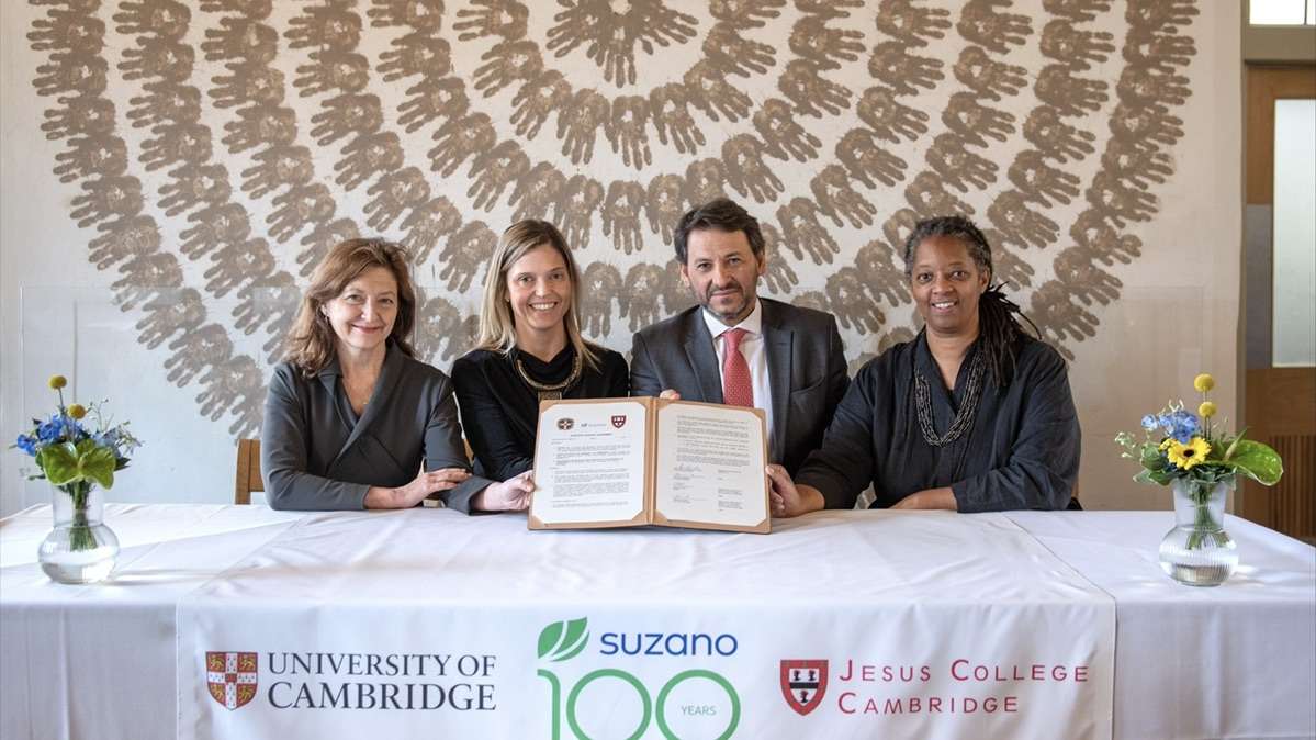 Suzano firma acordo com Universidade de Cambridge para impulsionar educação e pesquisa em sustentabilidade