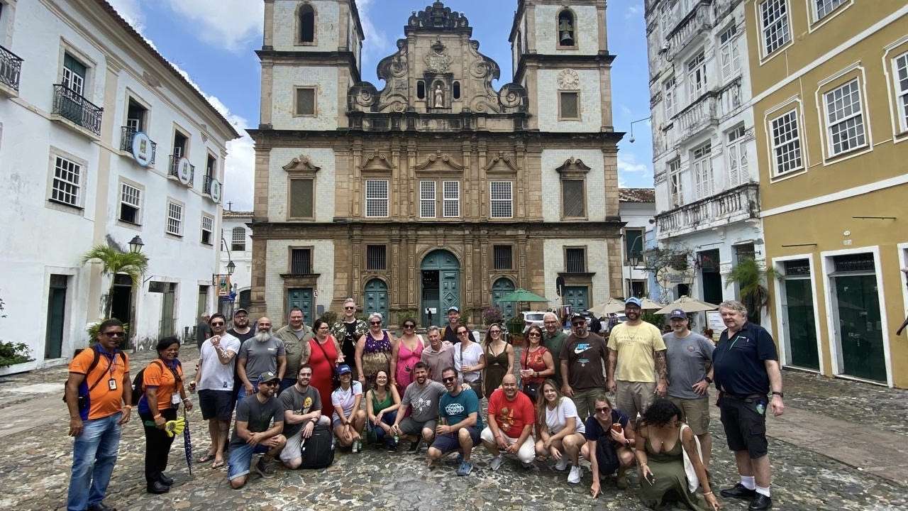 Profissionais estrangeiros da comunicação e gastronomia conhecem os atrativos turísticos da Bahia