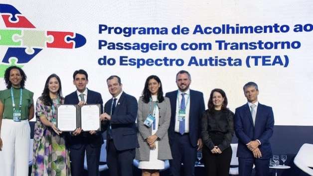 Governo Federal lança programa de acolhimento a passageiros com autismo em aeroportos brasileiros.