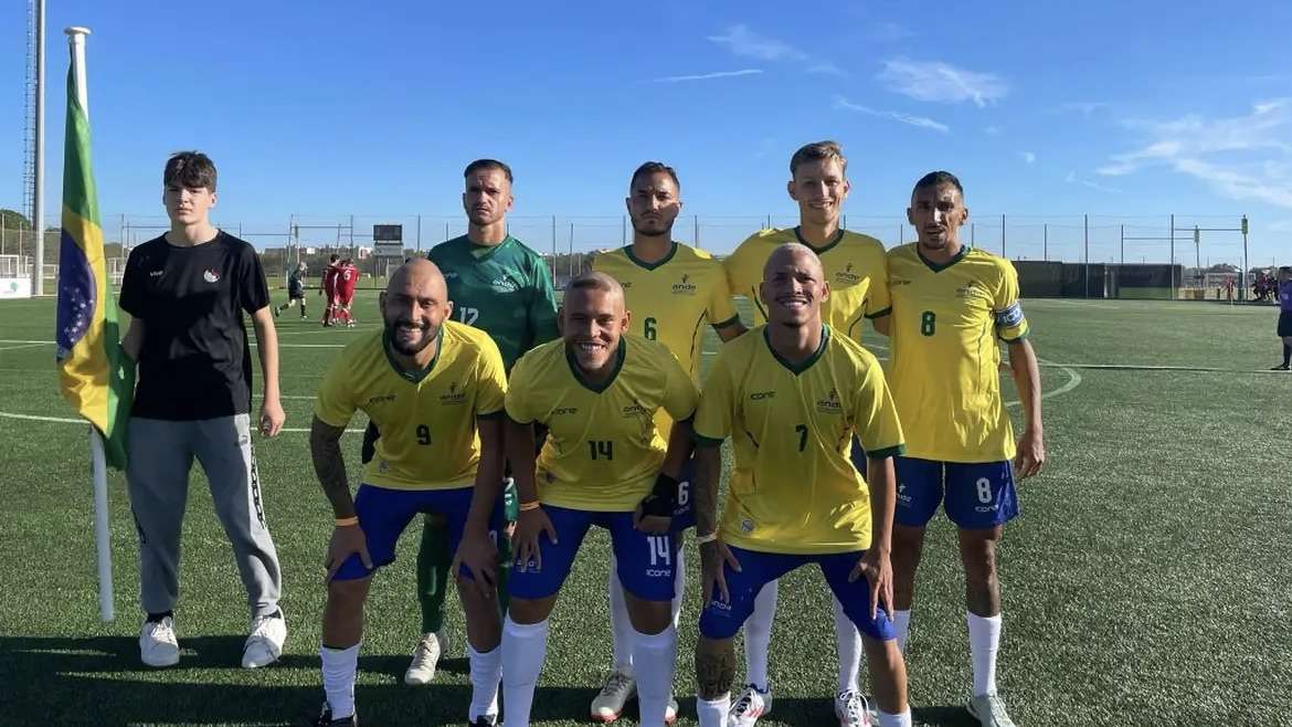Seleção Brasileira de futebol para paralisados cerebrais estreia com vitória no mundial e busca título inédito